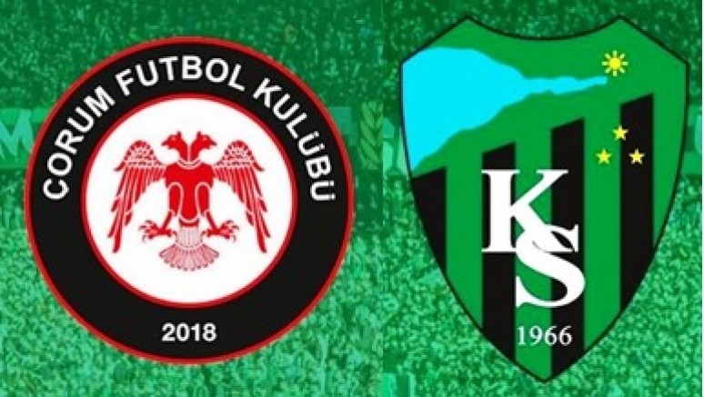 Çorum FK-Kocaelispor 1-1 deplasmandan puan