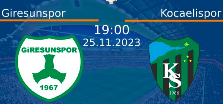 Giresunspor - Kocaelispor 1-4 gollü galibiyet