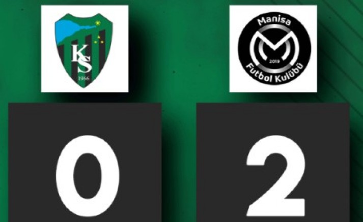 Kocaelispor Manisa Fk 0-2 Sezona kötü başlangıç