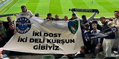 Adana Demirsporlular Kocaelispor'u destekledi