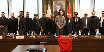 Engin Başkan 1.Lig Futbol Kulüpleri Birliği TFF Büyükekşiyle toplantısında