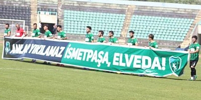İsmet Paşa Stadında son maç 29 Nisan 2018