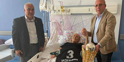 Şampiyonluk Kupası Yalçın Kıldıran'a hastaneye götürüldü