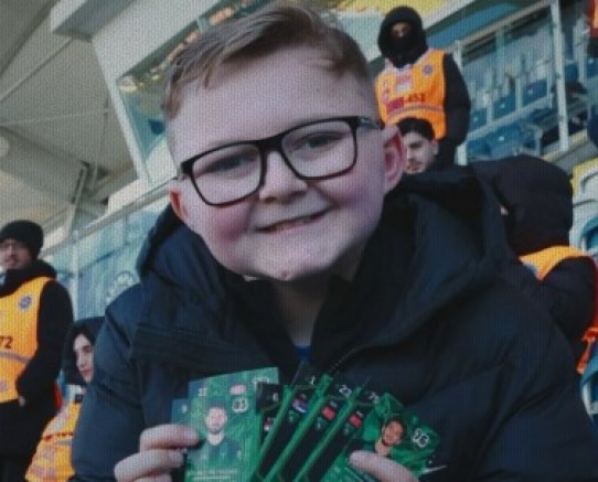 445 bin takipçili Brody Bryson Eyüp maçına geldi