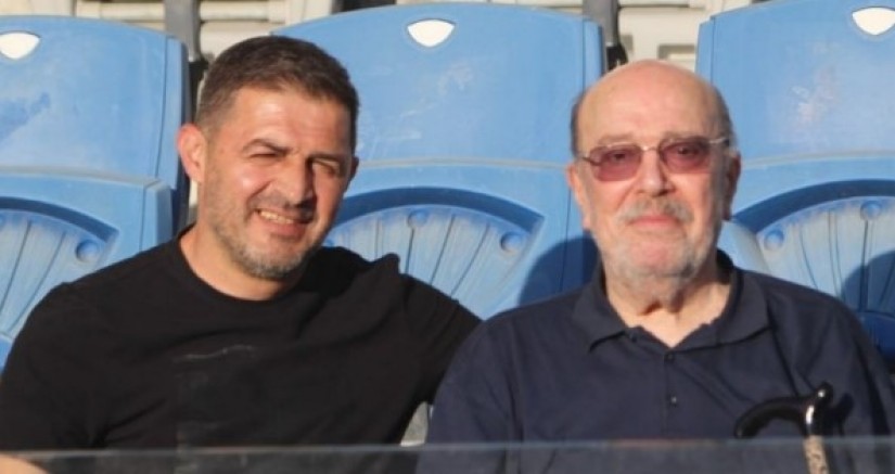 60 yıllık sembol taraftar Basmacı Osman tribünde