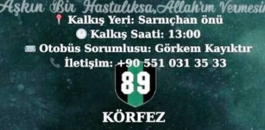 AK Genç Körfez taraftara otobüs ve iftarlık sağlıyor