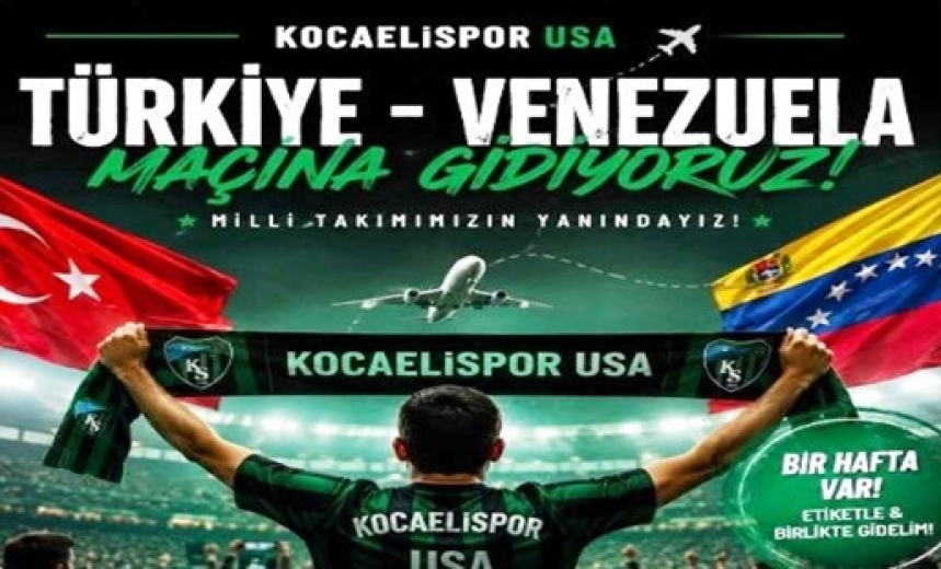Amerika'daki Yeşil Siyahlılar Kocaelispor USA dünya kupasında tribünde