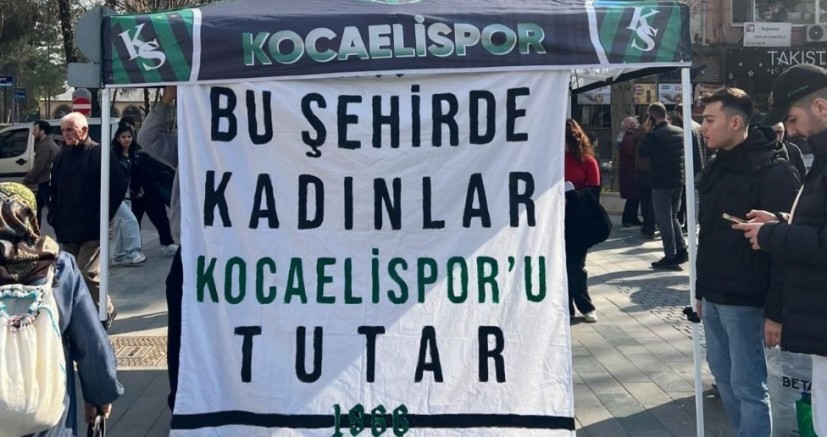 “Bu Şehirde Kadınlar Kocaelispor’u Tutar” etkinliği