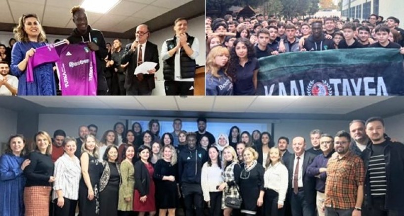 Agyevi'den Körfez Atatürk Anadolu Lisesinde Binnur öğretmene forma