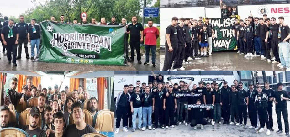 Hodri Meydan 12 Otobüs, 1000 Taraftarımız Yeşil Siyah için Konya Yolunda
