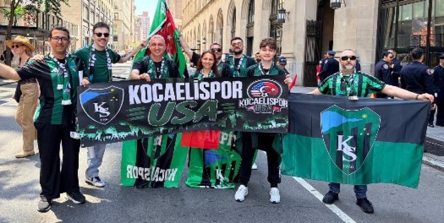  “Hodri Meydan” ruhunu New York’a taşıyan Kocaelispor USA'ya büyük ilgi