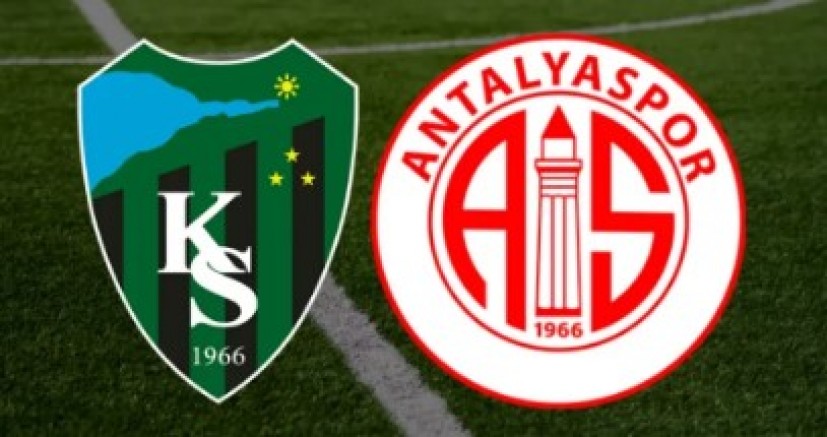 Kocaelispor Antalyaspor 2-1 sahada tribünde dostluk