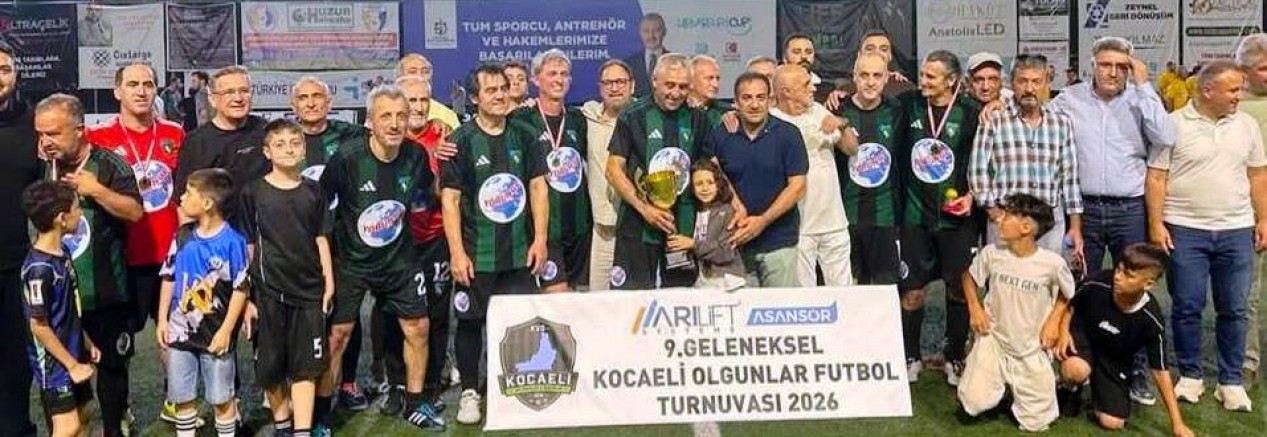 Kocaelisporun efsane futbolcuları 9.Olgunlar Turnuvasında Şampiyon oldu
