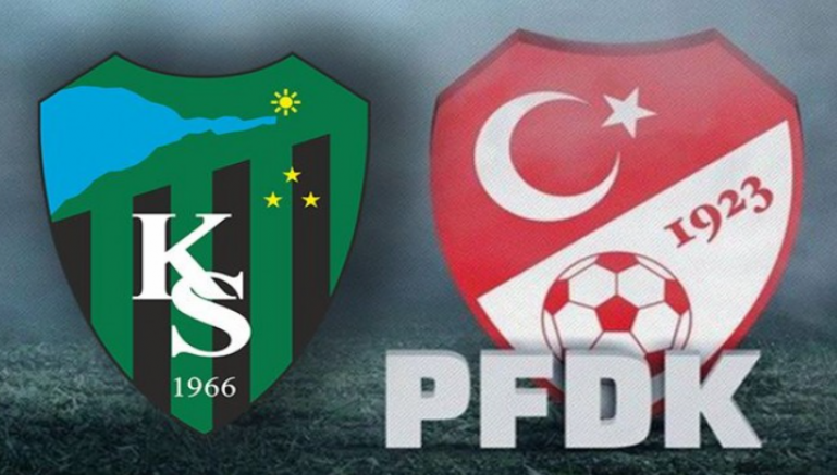 Konya maçı PFDK Cezası 280 Bin TL ve bloke