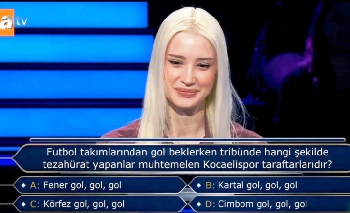 Körfez Gol Gol Gol Kim Milyoner Olmak İsterde