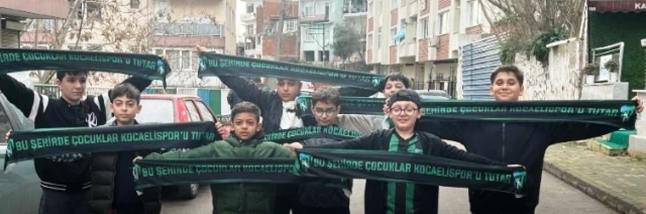 Kozluklu çocuklara jest Tahir başkandan