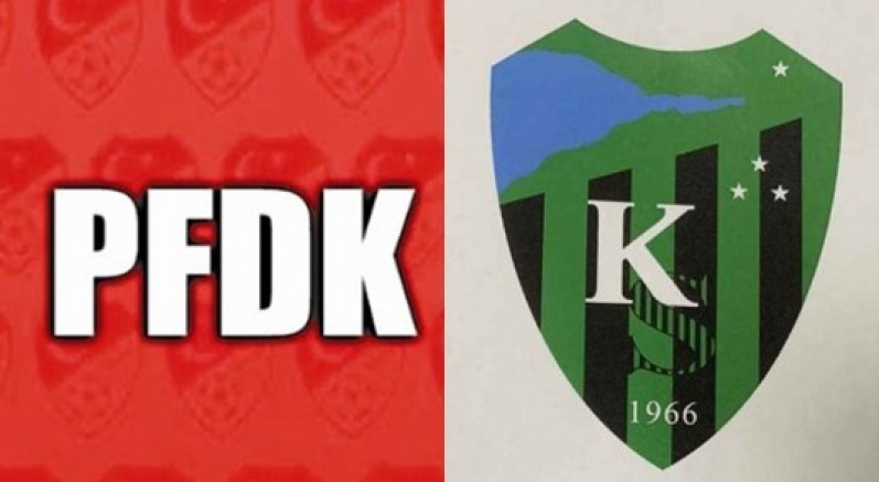 PFDK Kocaelispor'a 755 Bin TL ceza 3 Blokta Bloke