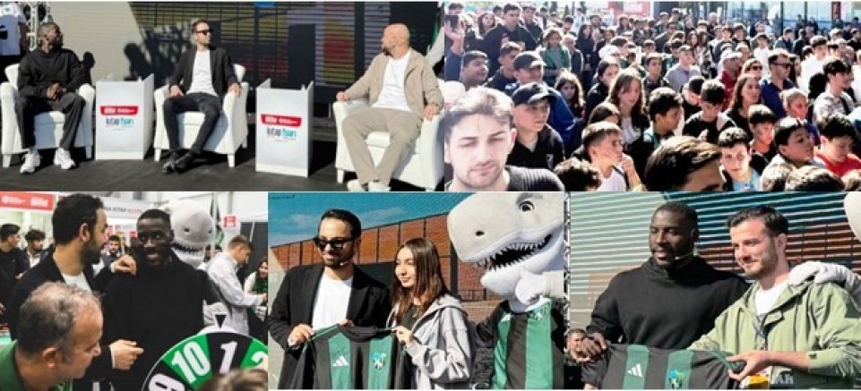 Selçuk hoca,kaleci Gökhan, Haidara Kitap Fuarında taraftarla buluştu