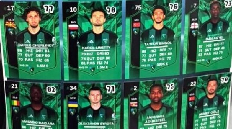 Süpriz hediyeler Futbolcu kartlarını tamamlayanlara