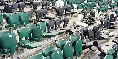 13 Maçta 450 koltuk kırıldı zarar 3.5 milyon TL