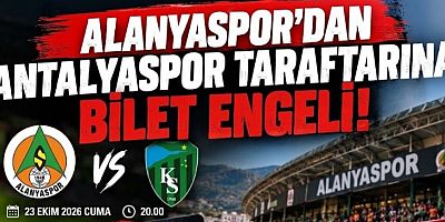 Alanyaspordan Antalyalı taraftara bilet kısıtlaması