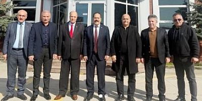 Başkan Durul'a KEDFE Yönetiminden ziyaret