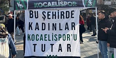“Bu Şehirde Kadınlar Kocaelispor’u Tutar” etkinliği