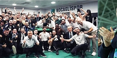 Büyükakından muhteşem zafere kutlama stadı dolduran taraftara teşekkür