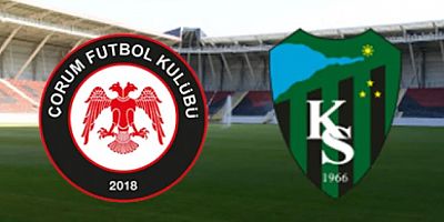 Çorum FK Kocaelispor 2-1 Play Offta elendik