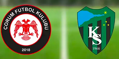 Çorum-Kocaelispor 0-2 Furkan ve Mesut'la kazandık