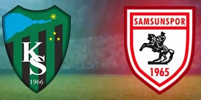 Kocaelispor-Samsunspor 10 kişiyle 1-0 yenildik