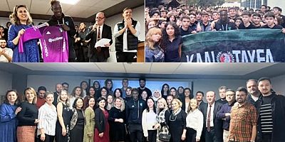 Agyevi'den Körfez Atatürk Anadolu Lisesinde Binnur öğretmene forma