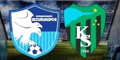 Erzurumspor-Kocaelispor 1-1 bu sahada bu kadar