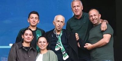 Eski başkanlarımızdan İsmet  Kaya maça geldi