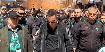 Fethiyedeki korteje başkan Durulda katıldı