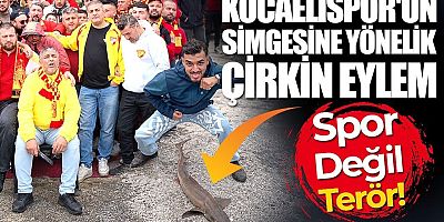 Göztepelilerin simgemize insalık dışı eylemi