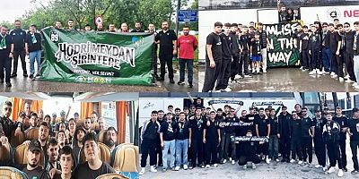 Hodri Meydan 12 Otobüs, 1000 Taraftarımız Yeşil Siyah için Konya Yolunda