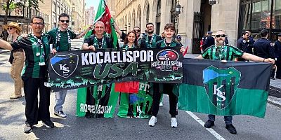  “Hodri Meydan” ruhunu New York’a taşıyan Kocaelispor USA'ya büyük ilgi