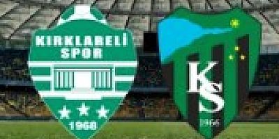 Kırklarelispor Kocaelispor 1-3 maçı Turu geçemedik