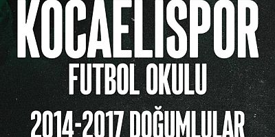 Kocaelispor altyapısında Futbol Okulu kayıtları