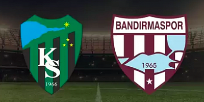 Kocaelispor-Bandırmaspor 24 Kasım Pazar 19.00