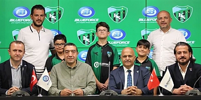 Kocaelispor Blueforce ile sponsorluk sözleşmesi imzaladı