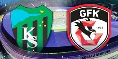 Kocaelispor-Gaziantep FK Pazar 14.30