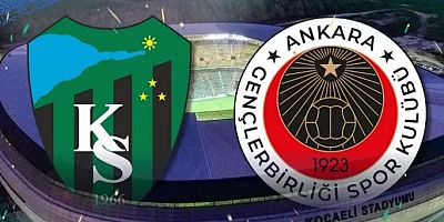 Kocaelispor Gençlerbirliği 1-0 gol Serdar'dan