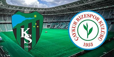 Kocaelispor Rizespor 1-1 puanlar paylaşıldı