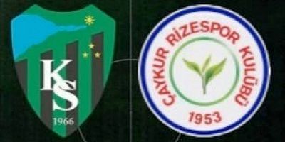 Kocaelispor Rizespor Cumartesi 16.00