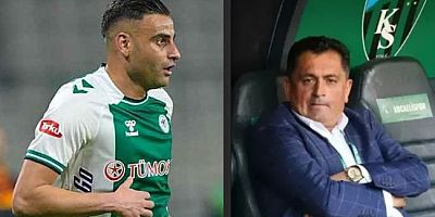 Konyasporlu Deniz Türüç Metin Özkana saldırmış