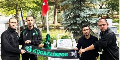 Kütahya Üni HM Yalçın Kıldıran'ın mezarında 