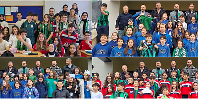 Muharrem ve Mijoyla Şehit Alper Al okulunda Yeşil Siyah Şampiyon sesleri