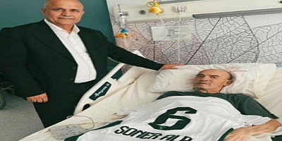 Recep Başkanın Soner'e geçmiş olsun ziyareti